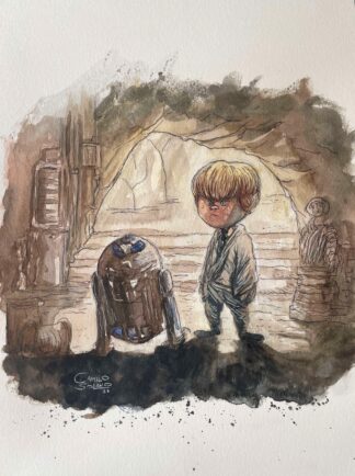 Kid Vader and Arthur a.k.a. R2-D2